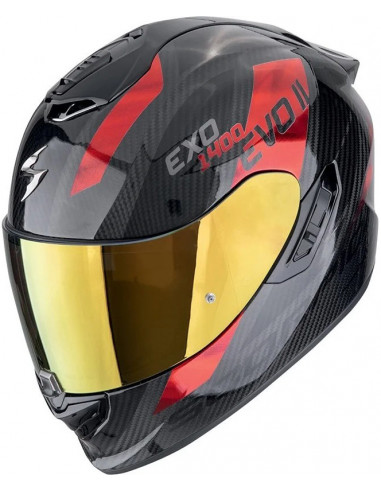 Casco Scorpion EXO-1400 Evo II Car Platted Red