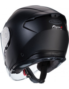 CASCO CABERG FLYON II SOLID MATT BLACK 2