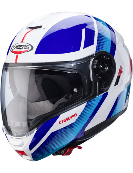 CASCO CABERG LEVO X MANTA WHITE BLUE RED 06