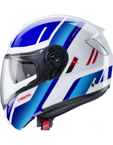 CASCO CABERG LEVO X MANTA WHITE BLUE RED 06