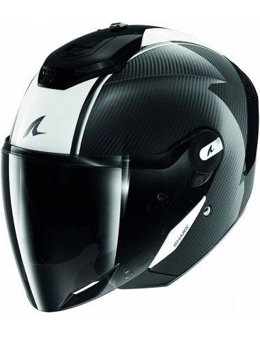 CASCO SHARK RS JET CARBON SKIN WHITE DWK