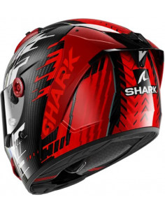 CASCO SHARK AERON EDGY CARBON RED CHROM 2