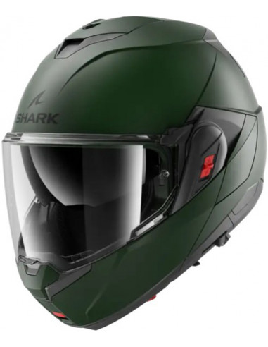 Casco Shark Oxo Blank Mat Dark Green Matt G02