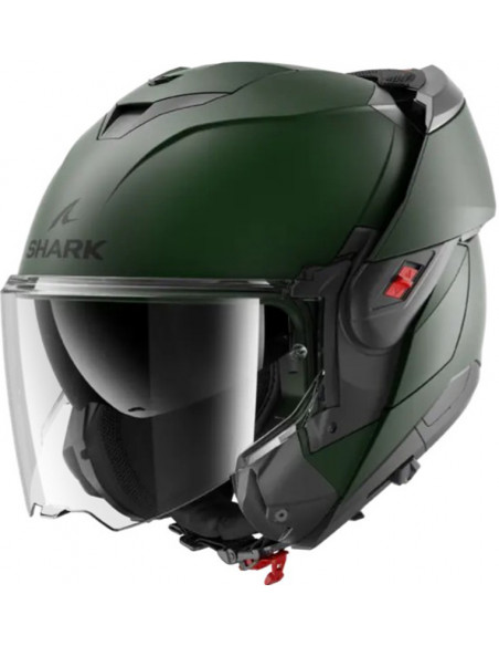 Casco Shark Oxo Blank Mat Dark Green Matt G02
