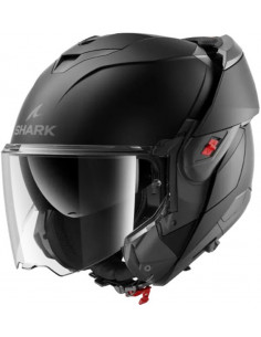 Casco Shark Oxo Blank Mat Black Mat KMA
