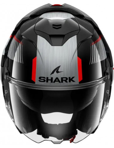 Casco Shark Oxo Sikter Black Chrom Silver KUS