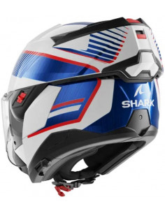 Casco Shark Oxo Sikter White Chrome Blue WUB 2