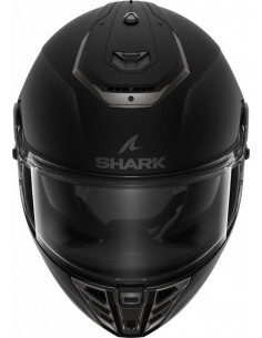 CASCO SHARK SPARTAN RS BLANK MATT BLACK KMA 2
