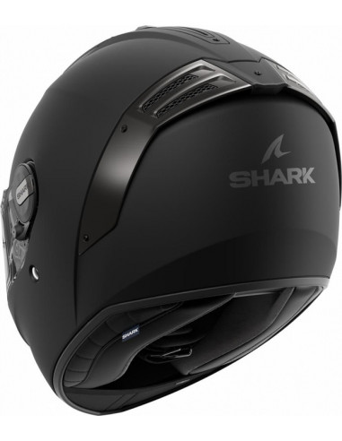 CASCO SHARK SPARTAN RS BLANK MATT BLACK KMA