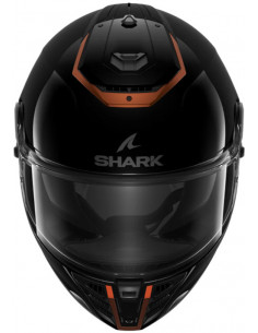 CASCO SHARK SPARTAN RS BLANK SP BLACK CUPPER KCK 2