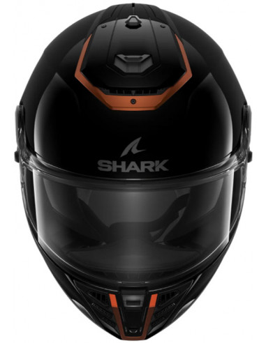 CASCO SHARK SPARTAN RS BLANK SP BLACK CUPPER KCK