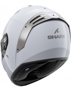 CASCO SHARK SPARTAN RS BLANK WHITE SILVER W01 2