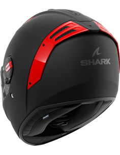 CASCO SHARK SPARTAN RS BLANK MATT BLACK ORANGE KOK 2