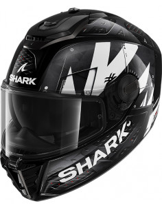 CASCO SHARK SPARTAN RS STINGREY BLACK WHITE KWA