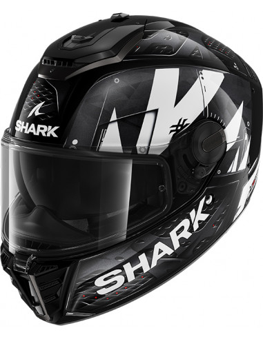 CASCO SHARK SPARTAN RS STINGREY BLACK WHITE KWA