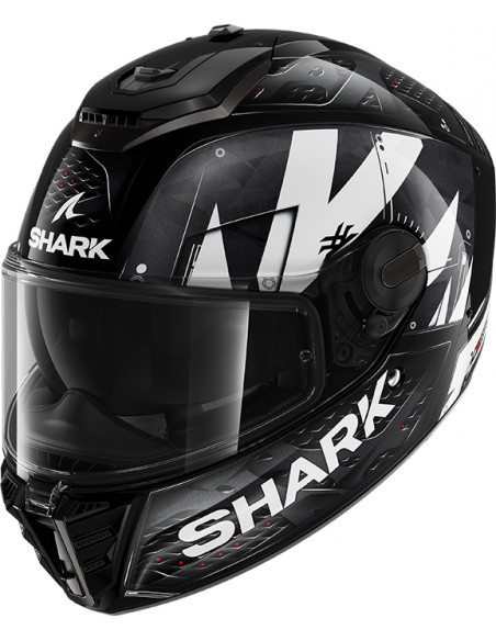 CASCO SHARK SPARTAN RS STINGREY BLACK WHITE KWA