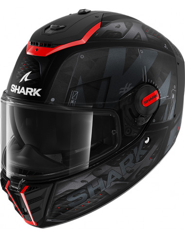 CASCO SHARK SPARTAN RS STINGREY GREY RED KAR
