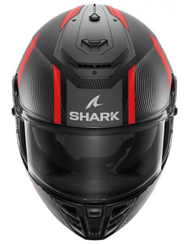 CASCO SHARK SPARTAN RS CARBON SHAWN GREY RED DAR