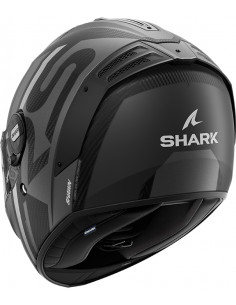 CASCO SHARK SPARTAN RS CARBON SHAWN BLACK GREY DSA 2