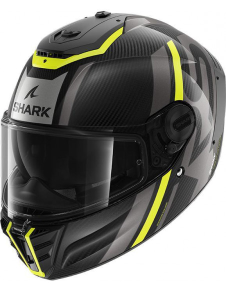 CASCO SHARK SPARTAN RS C B  SHAWN GREY YELLOW DYA