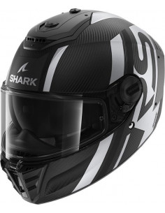 CASCO SHARK SPARTAN RS C B  SHAWN BLACK WHITE DKS