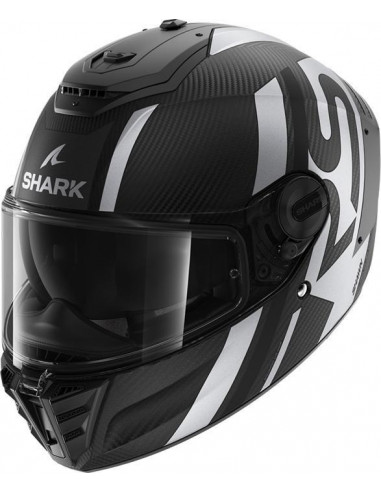 CASCO SHARK SPARTAN RS C B  SHAWN BLACK WHITE DKS