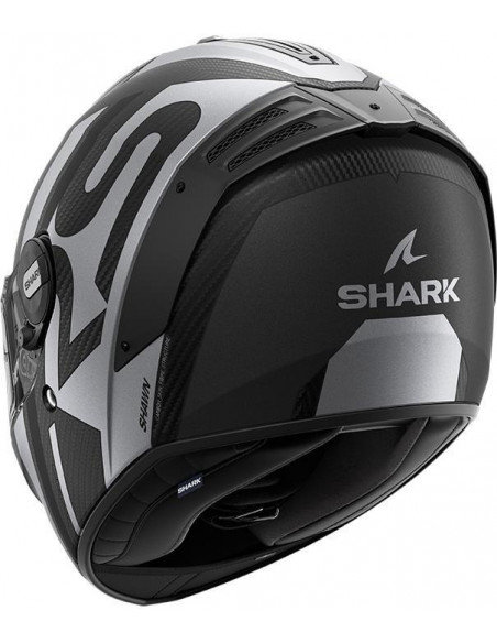 CASCO SHARK SPARTAN RS C B  SHAWN BLACK WHITE DKS