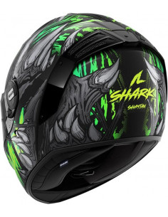 CASCO SHARK SPARTAN RS SHAYTAN GREEN KGA