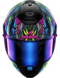 CASCO SHARK SPARTAN RS SHAYTAN GREEN VIOLET KGV 2