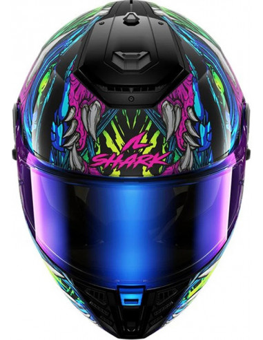 CASCO SHARK SPARTAN RS SHAYTAN GREEN VIOLET KGV