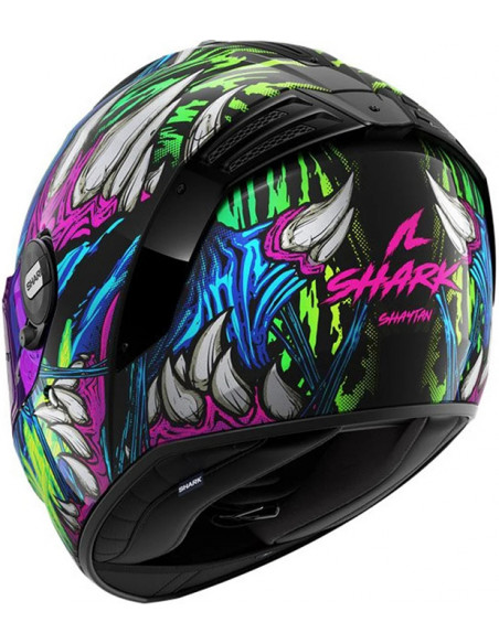 CASCO SHARK SPARTAN RS SHAYTAN GREEN VIOLET KGV