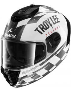 CASCO SHARK SPARTAN RS RACESHOP WHITE WKR