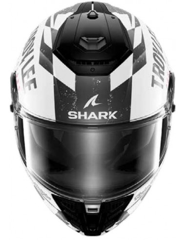 CASCO SHARK SPARTAN RS RACESHOP WHITE WKR