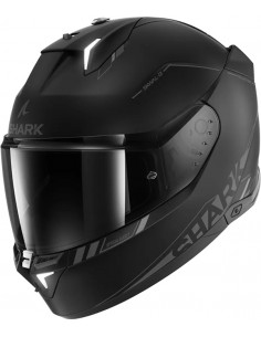 CASCO SHARK SKWAL i3 BLANK MATT BLACK KMA