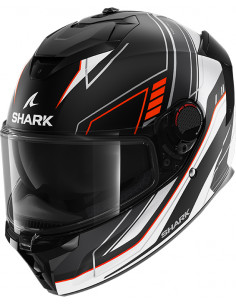 CASCO SHARK SPARTAN GT PRO TORYAN WHITE RED KOS