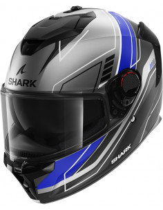 CASCO SHARK SPARTAN GT PRO TORYAN GREY BLUE ABK