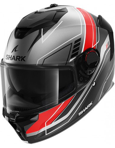 CASCO SHARK SPARTAN GT PRO TORYAN GREY RED ARK