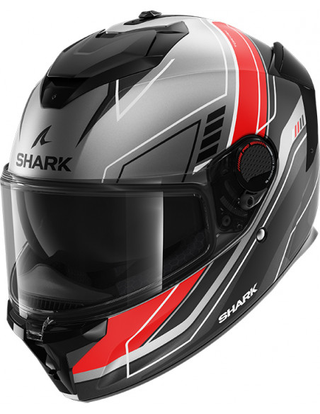 CASCO SHARK SPARTAN GT PRO TORYAN GREY RED ARK