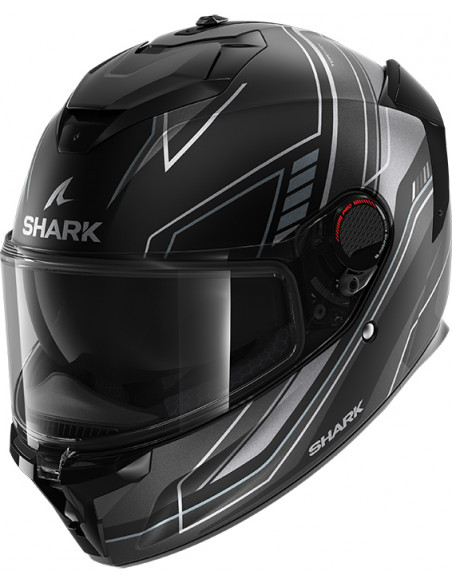 CASCO SHARK SPARTAN GT PRO TORYAN BLACK GREY KAA