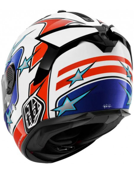 CASCO SHARK SPARTAN GT PRO FLAGSTAFF BLUE RED WRB