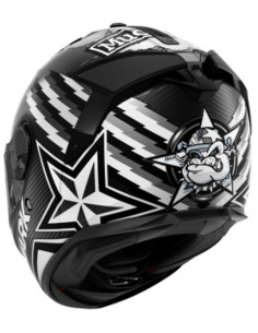 CASCO SHARK SPARTAN GT CARBON MAT REDDING DWA 2