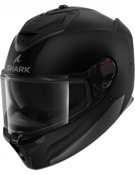 CASCO SHARK SPARTAN GT PRO C  BLANK BLACK MAT KMA
