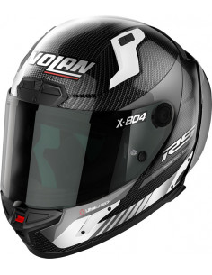 CASCO NOLAN X-804 RS CARBON HOT LAP WHITE 012