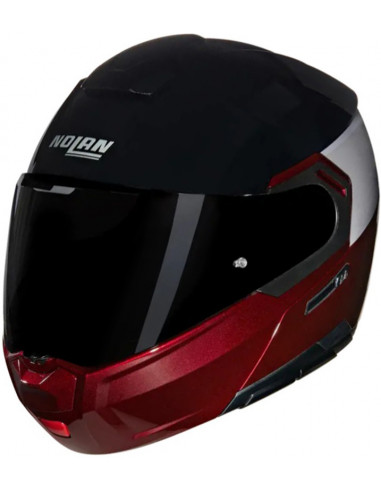 Casco Nolan N90-3 06 Verniciatura Black Red 344