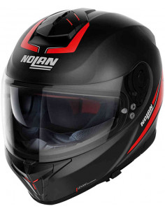 CASCO NOLAN N80-8 STAPLE BLACK / RED 054