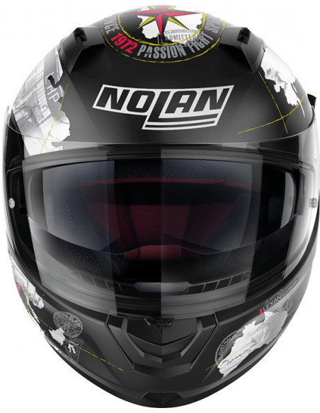 CASCO NOLAN N60-6 C  CHECA FLAT BLACK 49