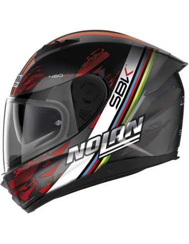 CASCO NOLAN N60-6 SBK FLAT BLACK 56