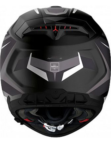 CASCO NOLAN N80-8 RUMBLE N-COM 58 BLACK / GREY