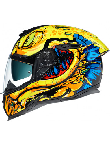 CASCO NEXX SX 100R ABISAL YELLOW BLUE