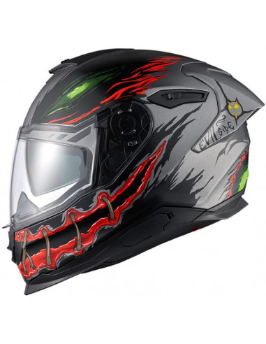 CASCO NEXX Y 100R NIGHT RIDER MATT TITANIUM 